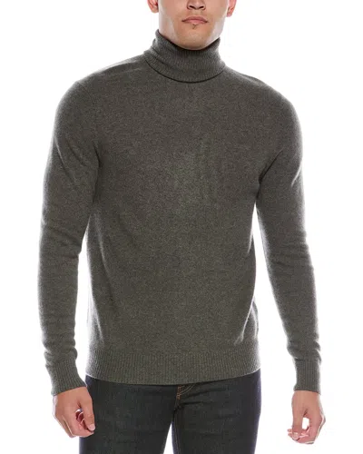 Quinn Solid Cashmere Turtleneck Sweater In Green