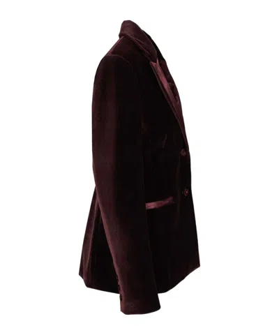 Federica Tosi Long Sleeve Jacket In Purple