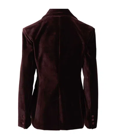Federica Tosi Long Sleeve Jacket In Purple