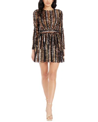 Dress The Population Rome A-line Dress In Multi