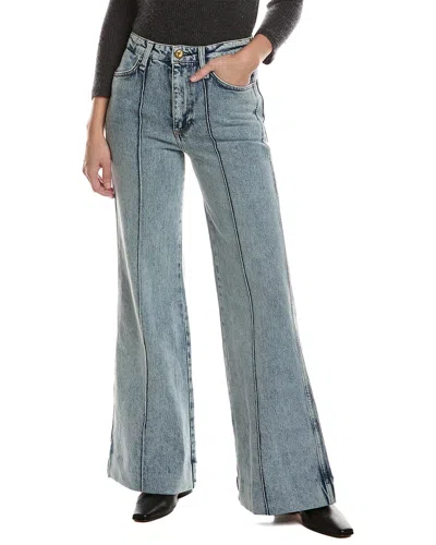 Rag & Bone Skylar High-rise Clementine Wide Leg Flare In Blue