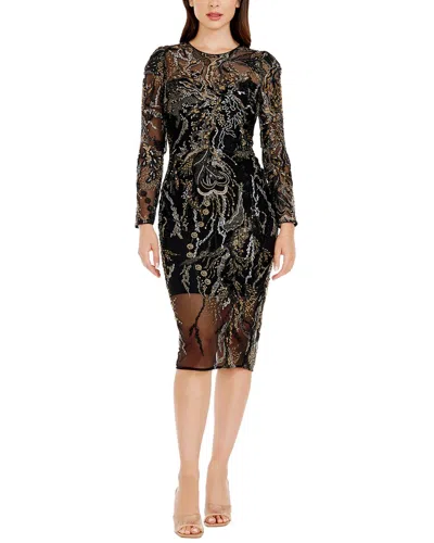 Dress The Population Sophia Sheath Dress In Black