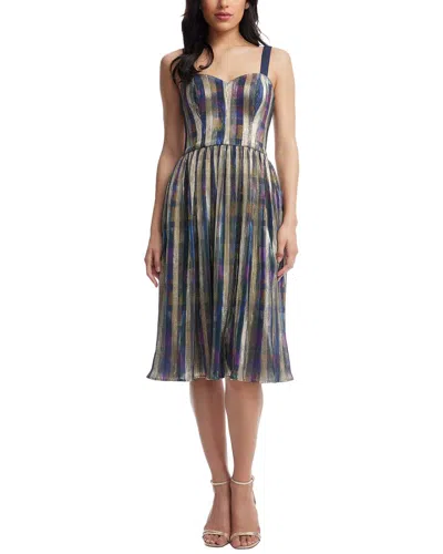 Dress The Population Poppie A-line Dress In Multi