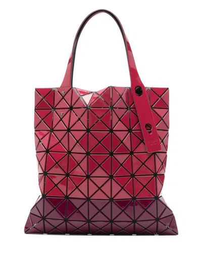 Bao Bao Issey Miyake Baobao Issey Miyake Prism Bicolor Tote Bag In Red