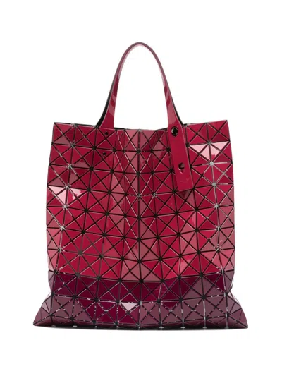 Bao Bao Issey Miyake Baobao Issey Miyake Prism Bicolor Shopping Bag In Red