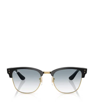 Ray Ban Clubmaster Reverse Square Sunglasses In Black