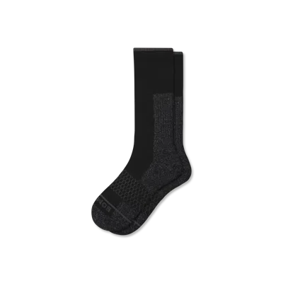 Bombas Ultra Strong Merino Blend Calf Socks In Black