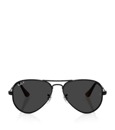 Ray Ban Rb3925 Aviator Max Sunglasses In Black