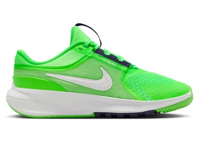 Pre-owned Nike Star Runner 5 Sneakers In Green Strike/imperial Purple/white