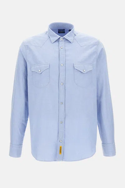 Bd Baggies Flap-pocket Shirt In Blue