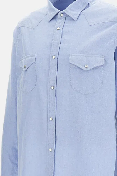 Bd Baggies Flap-pocket Shirt In Blue