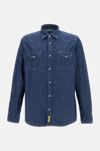 Bd Baggies Shirt In Blue