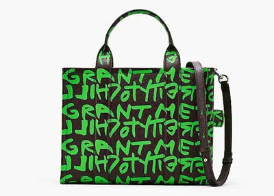 Pre-owned Marc Jacobs Women's  X Stephen Sprouse The Medium Tote In Green
