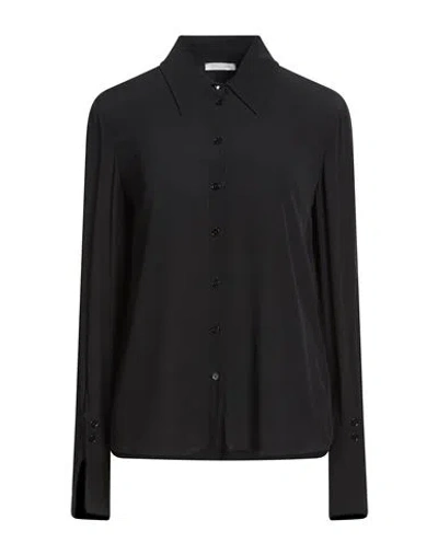 Patrizia Pepe Woman Shirt Black Size 12 Viscose In Black