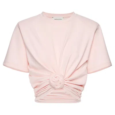 Pre-owned Magda Butrym T-shirt 'pink' | Women's Size 34