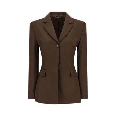 Pre-owned Magda Butrym Blazer 'brown' | Women's Size 36