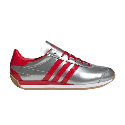 Pre-owned Adidas Originals Adidas Wmns Country Og 'silver Scarlet' | Women's Size 10