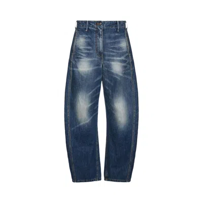 Pre-owned Magda Butrym Denim Jeans 'dark Blue' | Women's Size 38