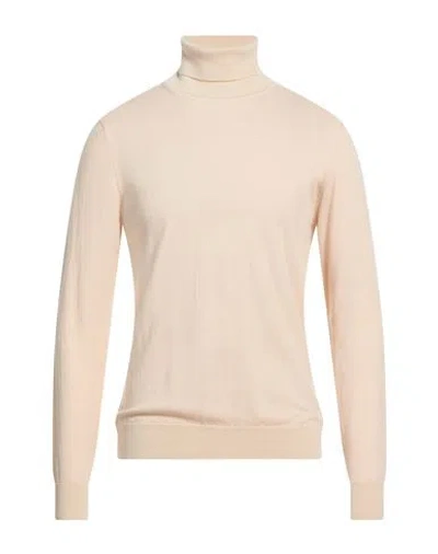 Crossley Man Turtleneck Cream Size Xxl Virgin Wool In Neutral