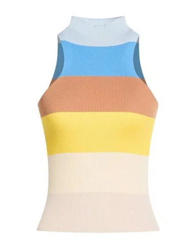 Roberto Collina Woman Top Camel Size S Cotton In Multi