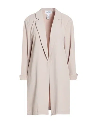 Joseph Ribkoff Woman Overcoat & Trench Coat Beige Size 12 Polyester In White