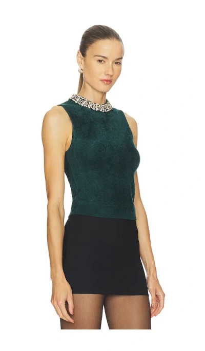 Simkhai Rema Halter Top Emerald In Green