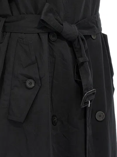Balenciaga Stole Trench Coat Coats And Trench Coats Black