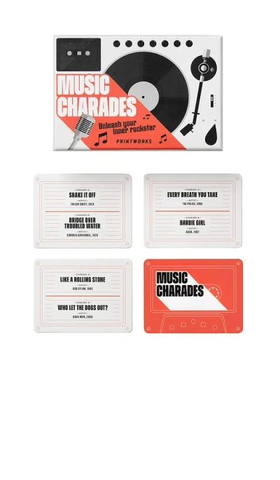 Printworks Music Charades In Black