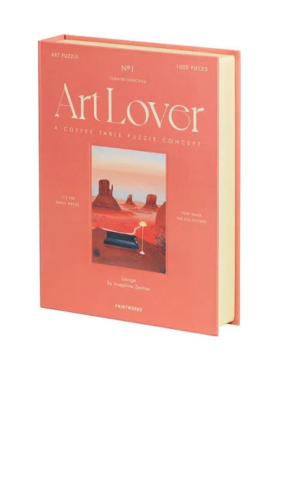Printworks Art Lover Book Puzzle 1000 Pieces In Orange