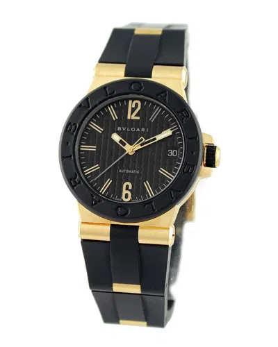 Bulgari Unisex Diagono Watch (authentic ) In Black