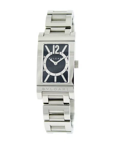 Bulgari Women's Rettangolo Watch In Metallic