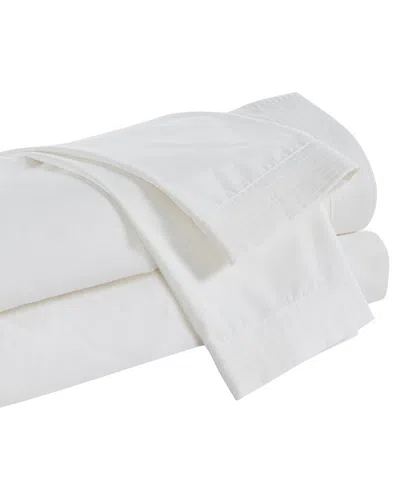 Orchids Lux Home Venice Egyptian Cotton Percale 400 Thread Count Sheet Set In Neutral