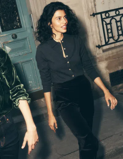 Boden Briony Stitch Cardigan Charcoal Melange  In Gray