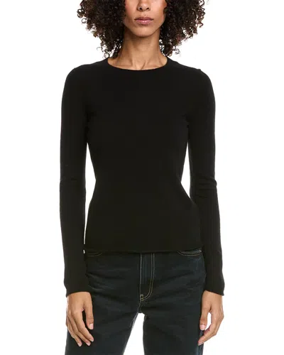 Incashmere Crewneck Cashmere Sweater In Black
