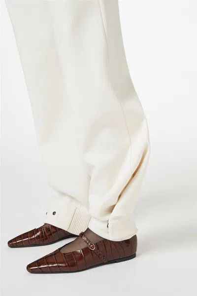 Iceberg Tie-dye Detail Casual Pants In White