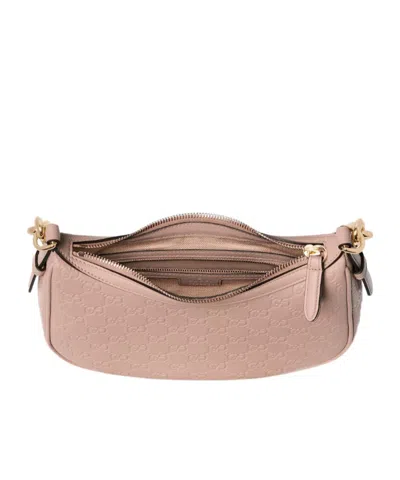 Gucci Gg Emblem Medium Shoulder Bag In Pink