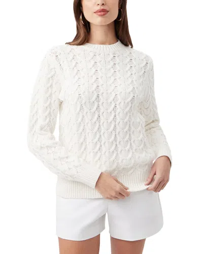 Trina Turk Corazon Sweater In White