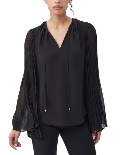 Trina Turk Golden Root Top In Black