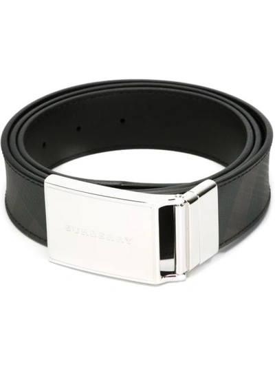 Shop Burberry 'charles' Buckled Belt