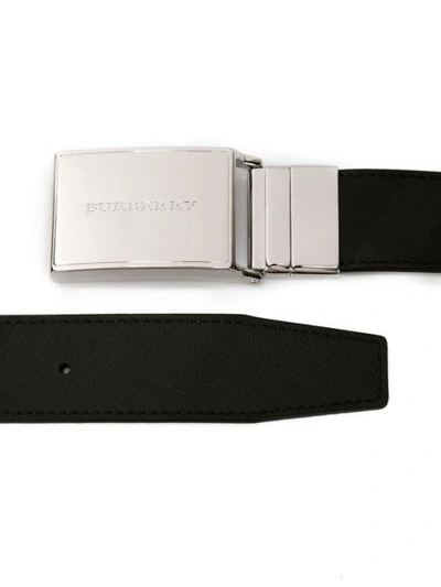 Shop Burberry 'charles' Buckled Belt