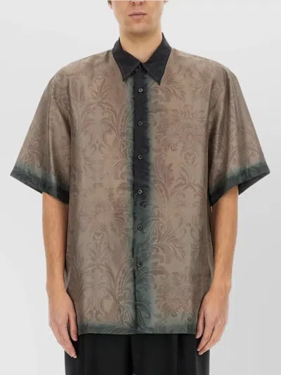 Dries Van Noten Cassidye Silk Shirt In Multi