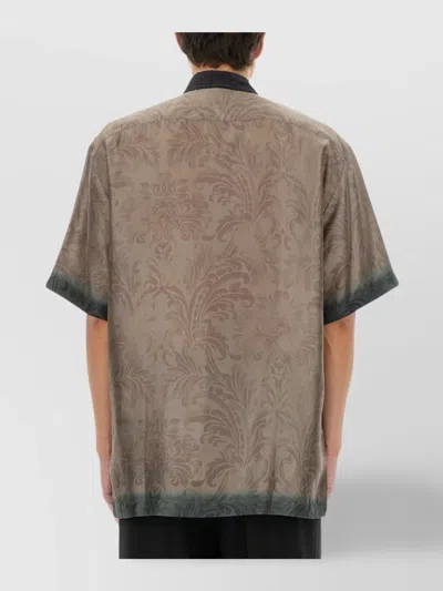 Dries Van Noten Cassidye Silk Shirt In Multi