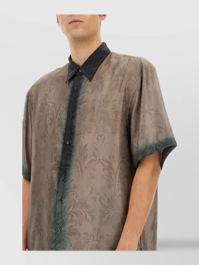 Dries Van Noten Cassidye Silk Shirt In Multi