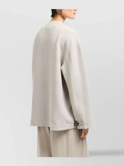 Giorgio Armani Textured Wrap Blazer Featuring Side Tie In White