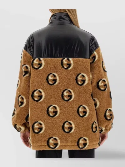 Gucci Oversized Jacket Featuring Contrast Panels In Multi