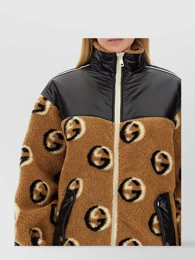 Gucci Oversized Jacket Featuring Contrast Panels In Multi