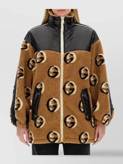 Gucci Oversized Jacket Featuring Contrast Panels In Multi