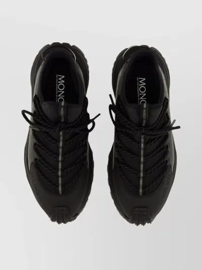 Moncler Lightweight Trail Grip Sneakers In Black