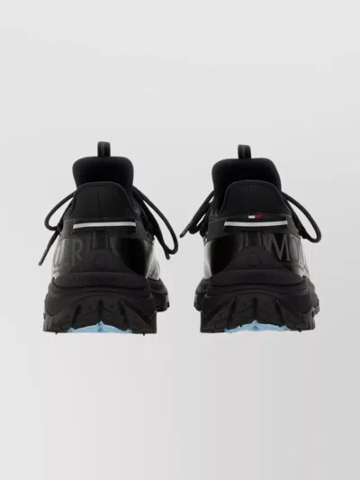 Moncler Lightweight Trail Grip Sneakers In Black