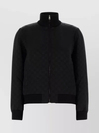 Gucci Women Viscose Blend Sweatshirt With All-over Gg Motif In Black